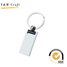 Hot Sale Zinc Alloy Laser Logo Metal Key Ring for Car